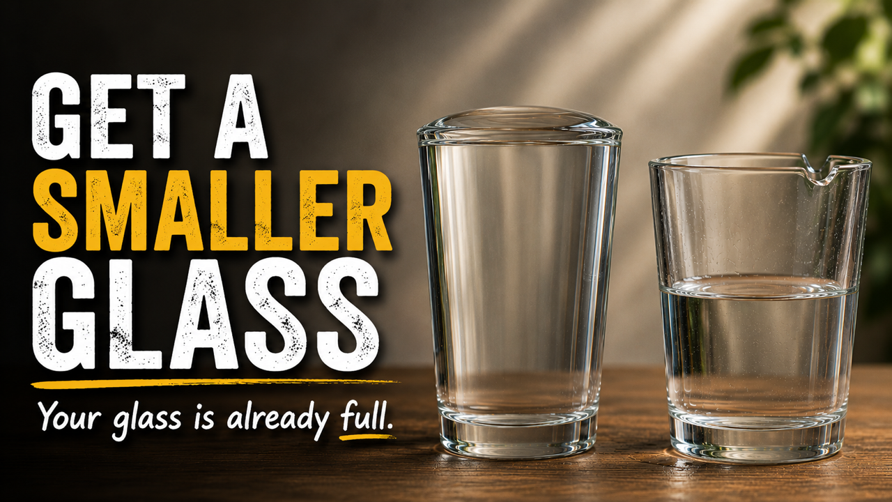 Get a Smaller Glass
